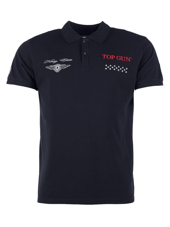Polo Shirt TG20213004 in schwarz