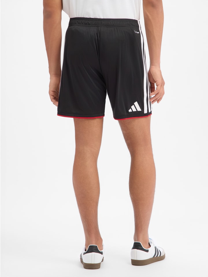 Shorts in schwarz weiß - 0001