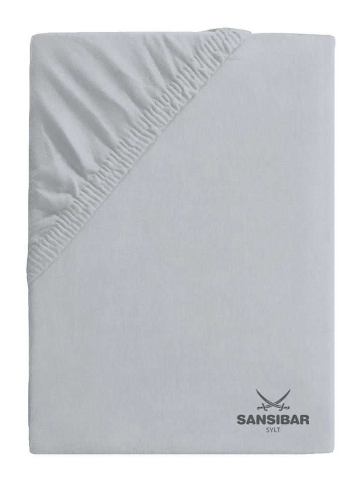 Boxspring Spannbettlaken in Silber