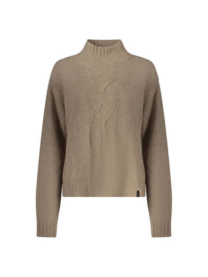 Braun Polyamid Damen Pullover