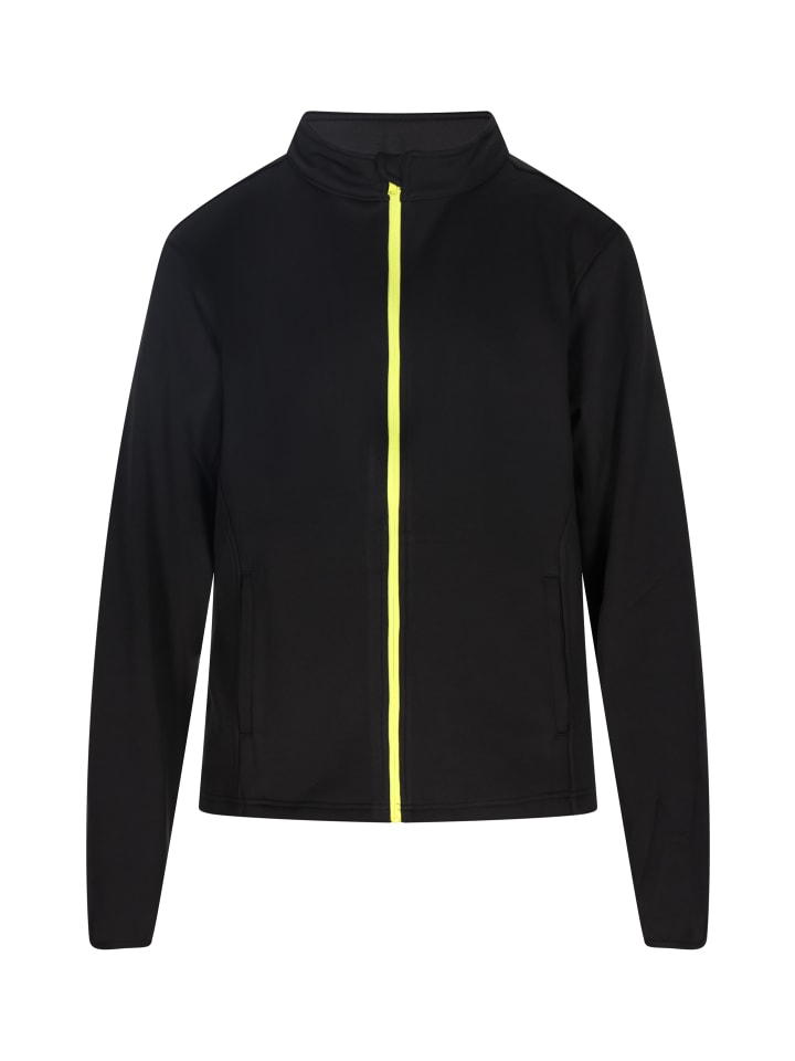 Herren Jacke in Schwarz Limette