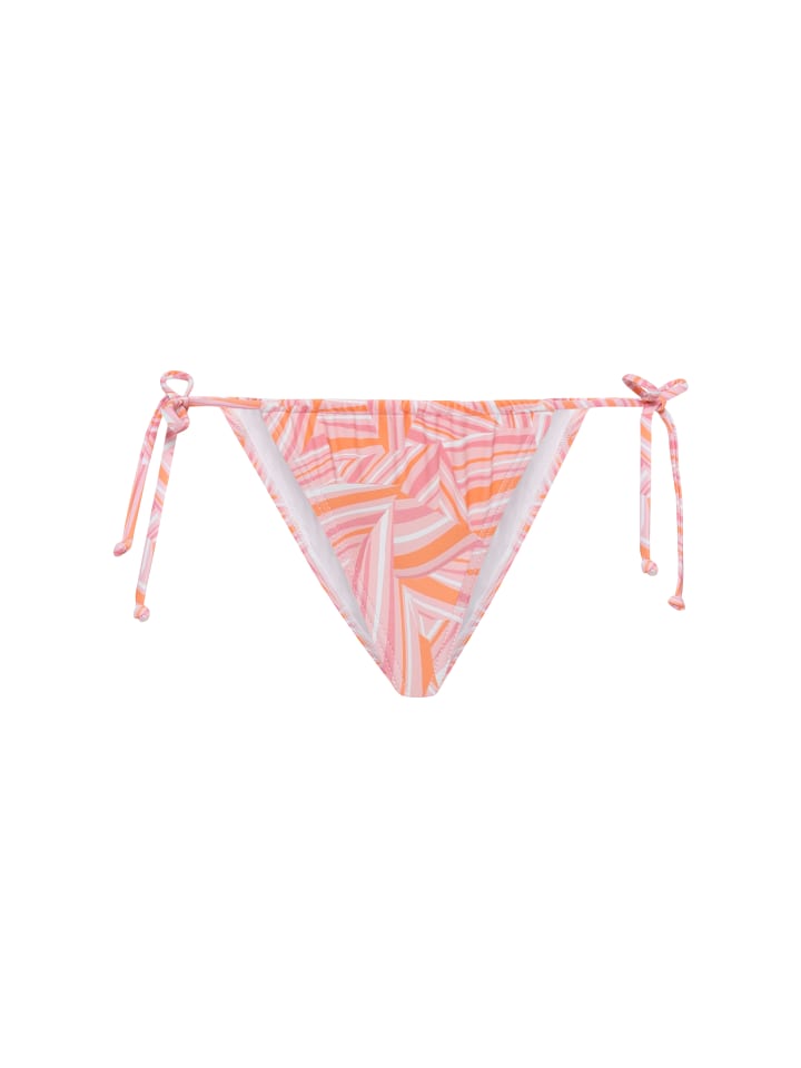 Bikini-Hose in rosa bedruckt