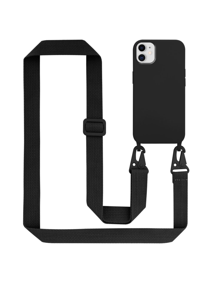 Handykette für Apple iPhone 11 Hülle in LIQUID SCHWARZ