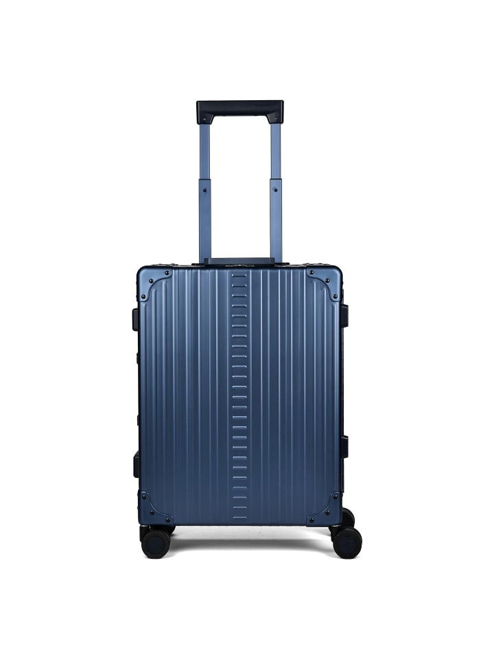 Traveler International 4-Rollen Kabinentrolley Aluminium 55 cm sapphire 1