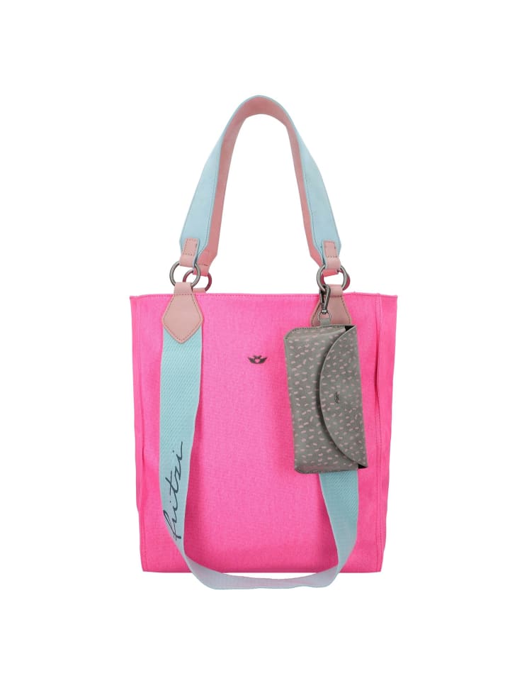 Izzy02 Canvas Shopper Tasche 32 cm canvas neon pink