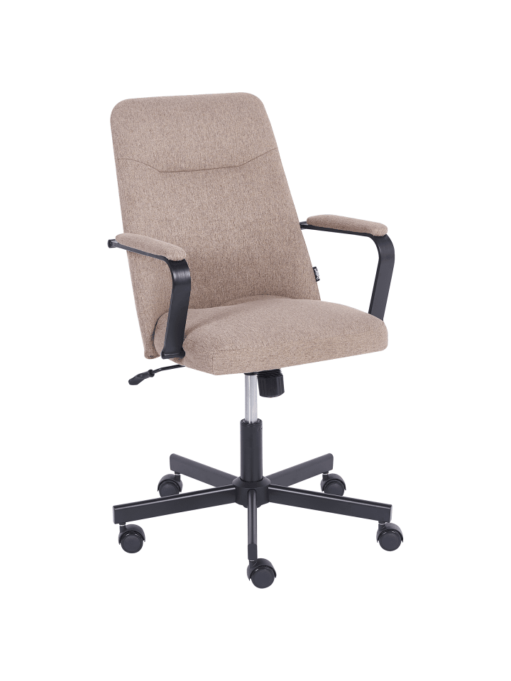 Bürostuhl CAROGA in Braun/Schwarz - (W) 62 x (H) 90 x (L) 62 cm