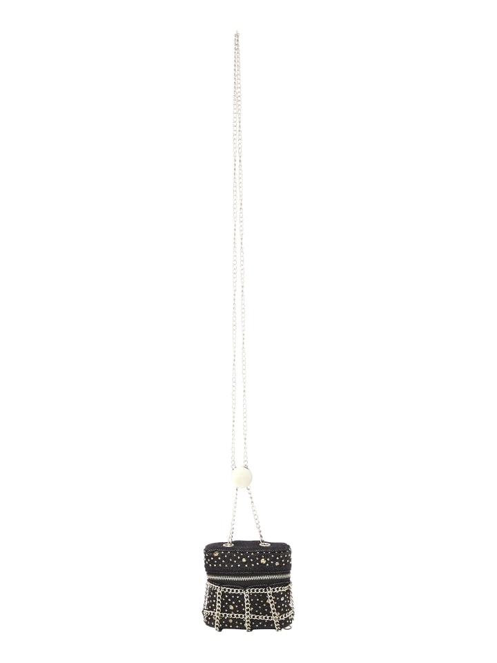 Damen Handtasche in Denim Schwarz