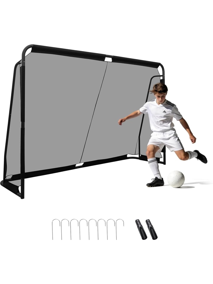 Fußballtor 300 x 200 cm in Schwarz