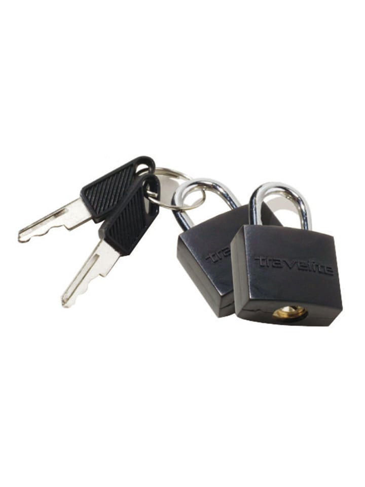 Accessoire Kofferschloss-Set 2 tlg. schwarz