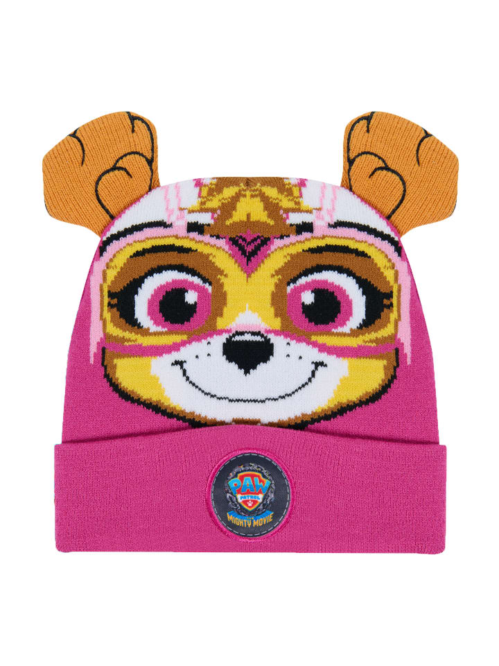 Wintermütze mit Ohren Paw Patrol Skye Beanie in Pink