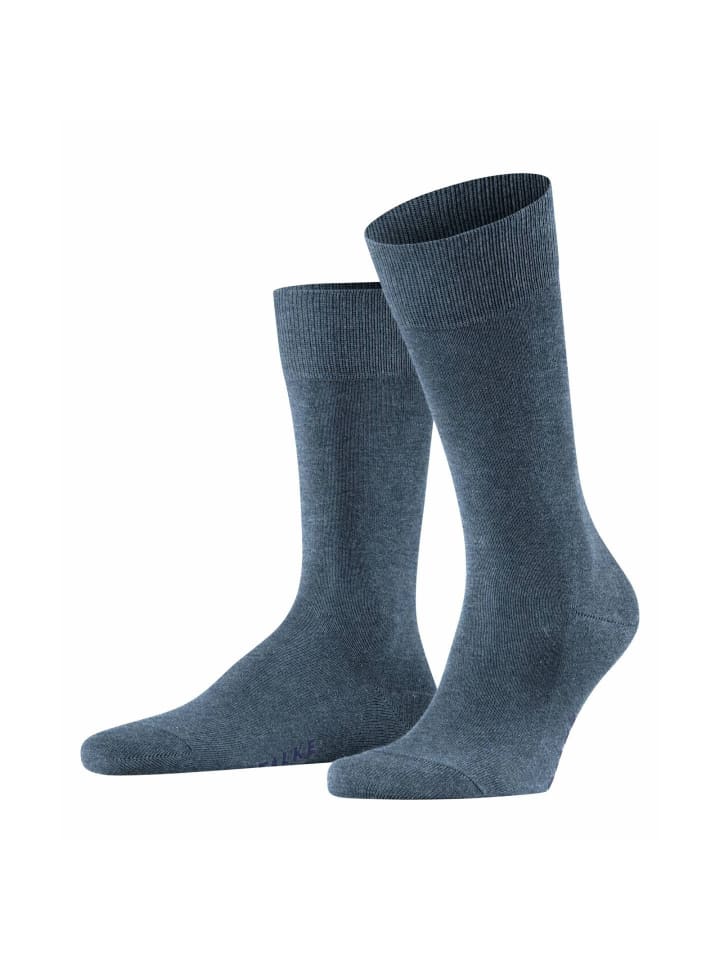 Socken 1er Pack in Blau mel.