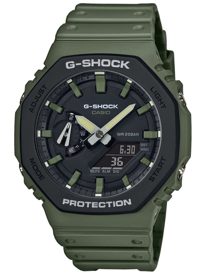 G-Shock Classic Ana-Digi Herrenuhr Olivgrün