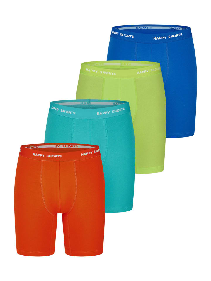 Retro Boxer Neon Long in neon green/blue/lime/orange