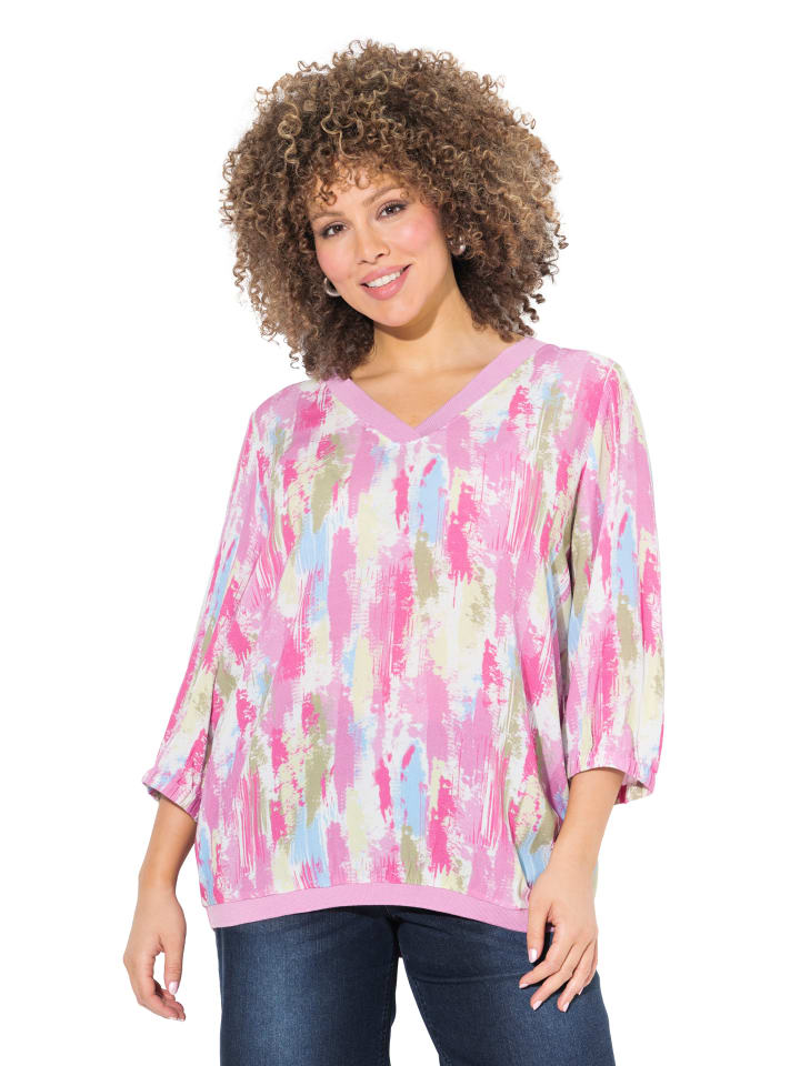 Bluse in kühles pink