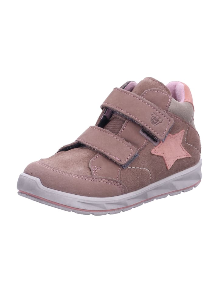 Klettschuhe KIMI in schoko/rosa