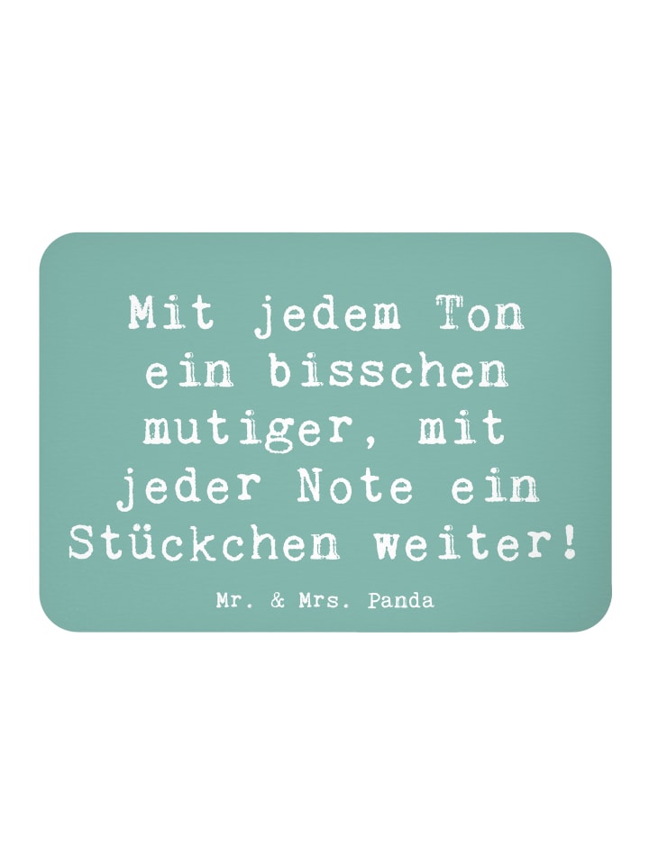 Magnet Spruch Ein neues Musikinstrument lernen ... in Meeresbrise