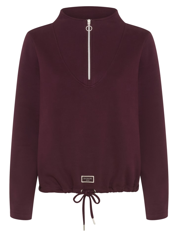 Sweatshirt in bordeaux