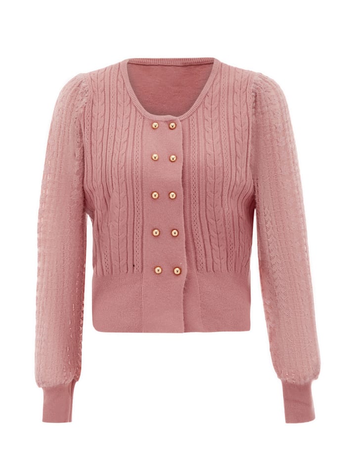 Damen Strickjacke in Rosa