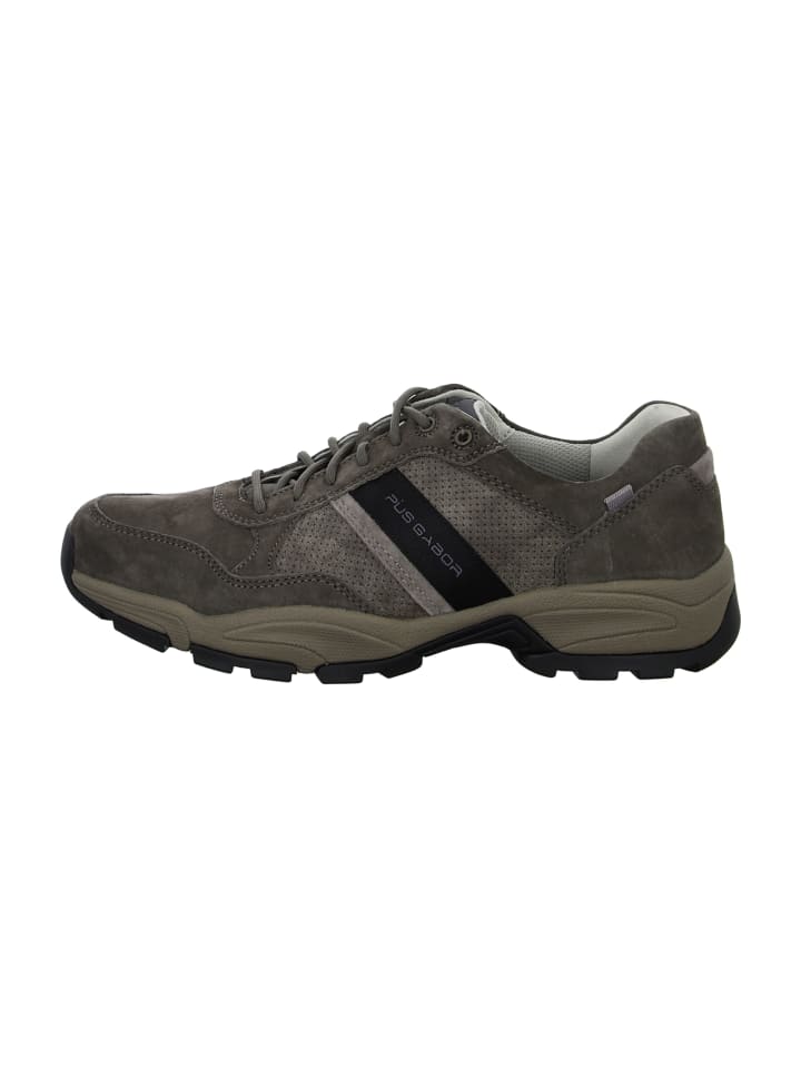Komfort Schnürschuhe in Grau