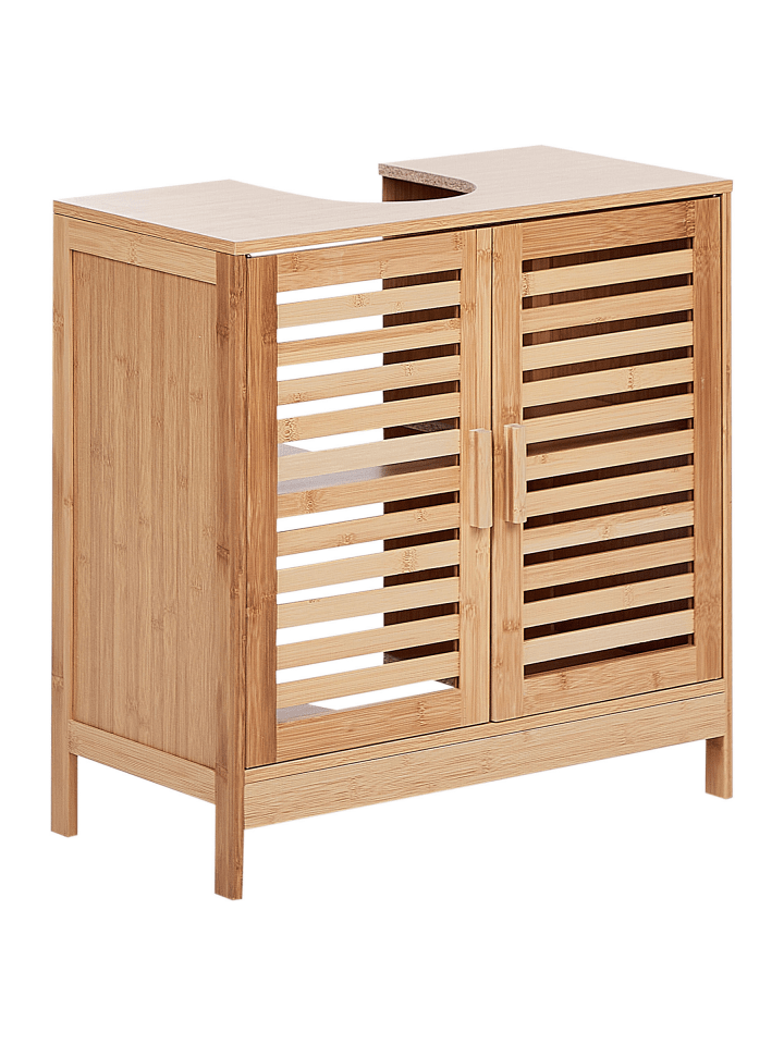 Waschbeckenunterschrank MISSOULA in Braun - (W) 60 x (H) 60 x (L) 30 cm