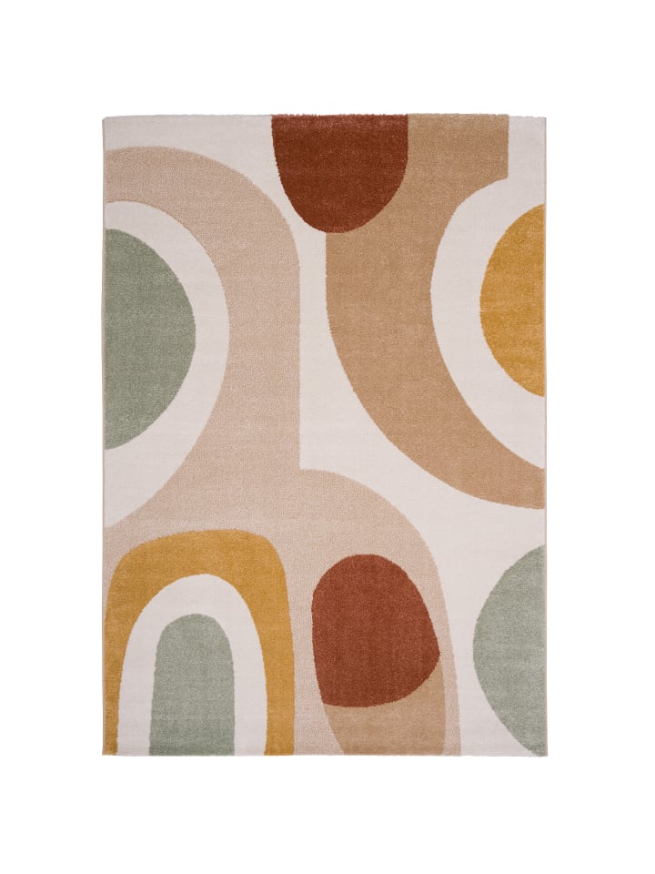 Teppich Faro Retro in beige