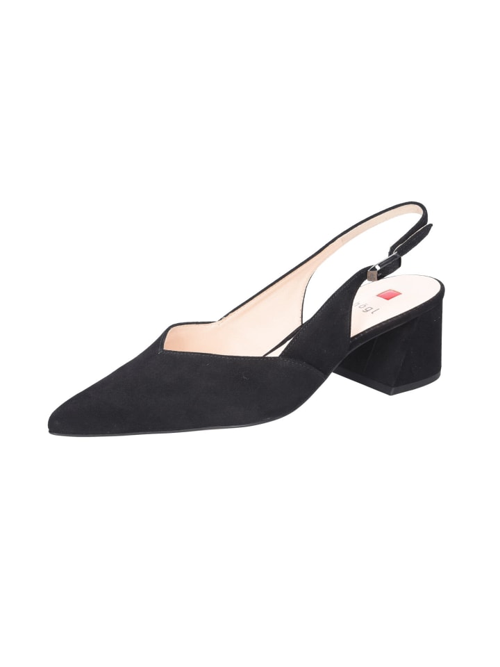 Schnürschuh in schwarz