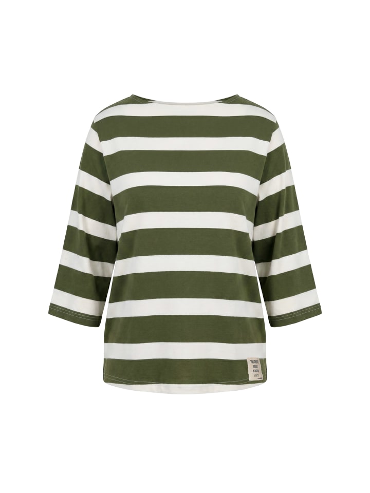 Sweatshirt in dunkel khaki