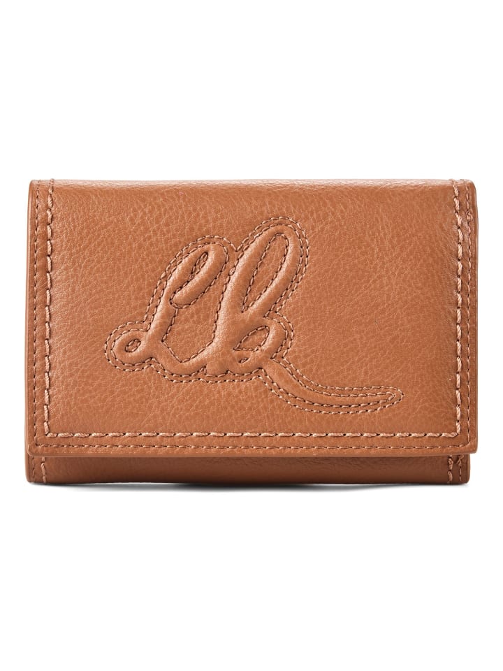 Capri Geldbörse RFID Schutz Leder 13.5 cm cognac