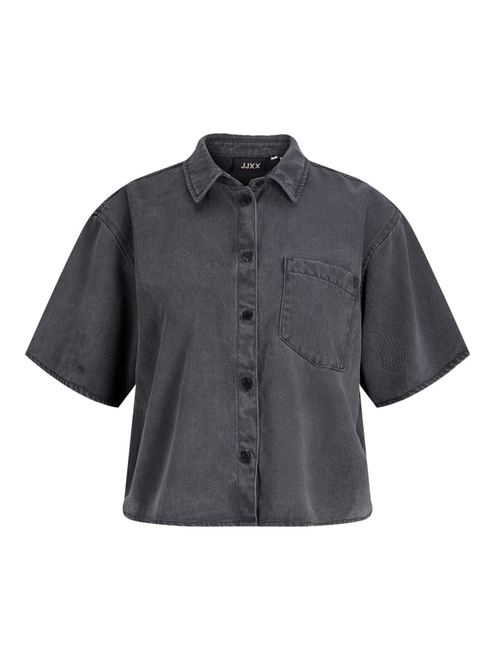 Jeanshemd in Medium Grey Denim