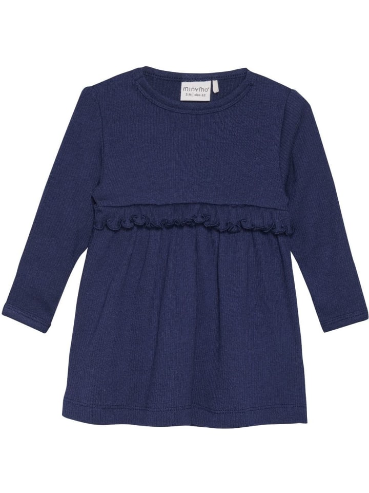 Kinder-Midikleid "Dress LS Rib" in Blau
