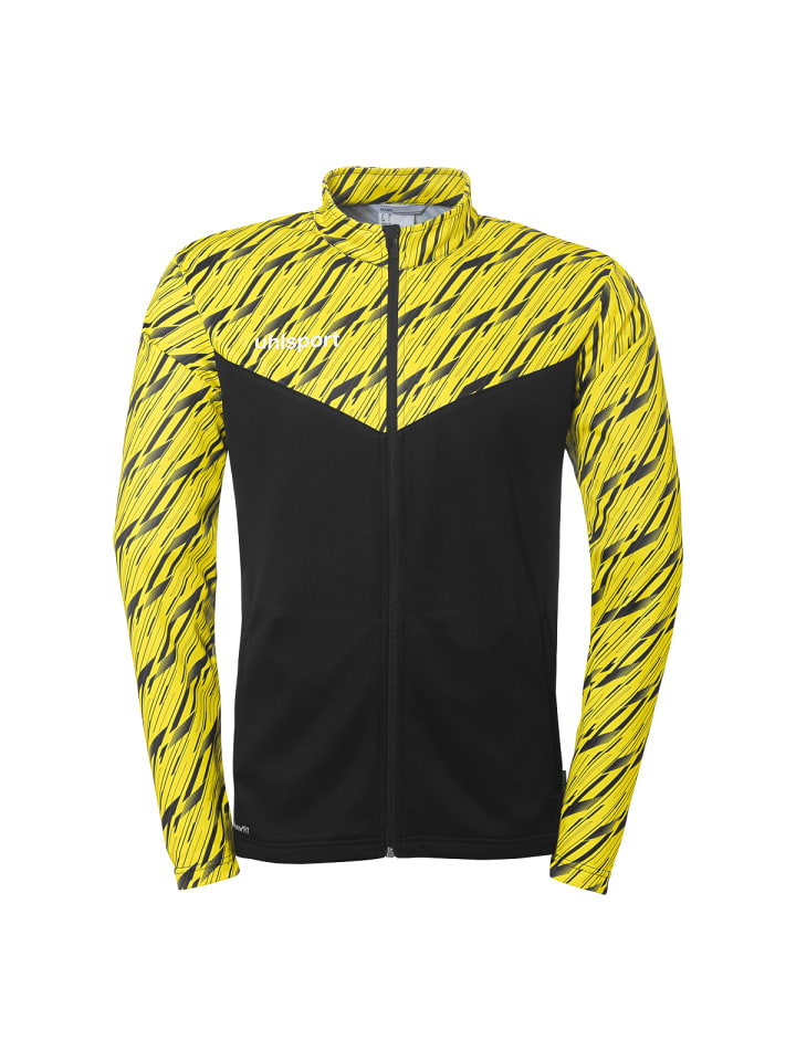 Trainingsjacke Progressive 28 Poly in schwarz/limonengelb