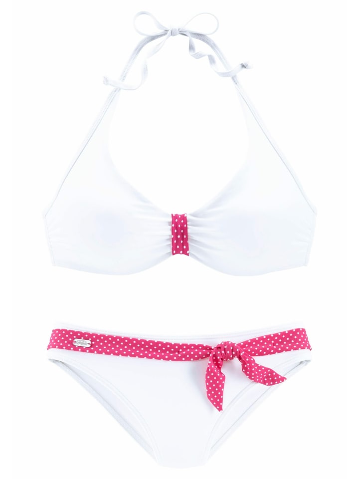 Bügel-Bikini in weiß