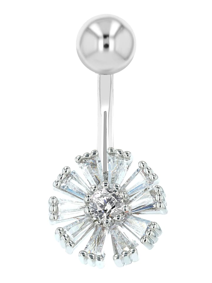Damen Piercing aus Edelstahl in silber