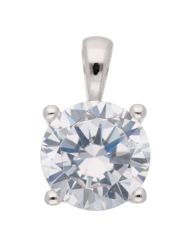 925 Silber Anhänger mit Zirkonia in silber