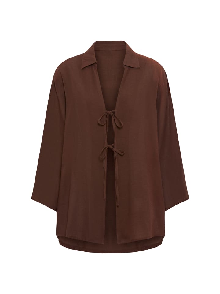 Tunika in dark brown