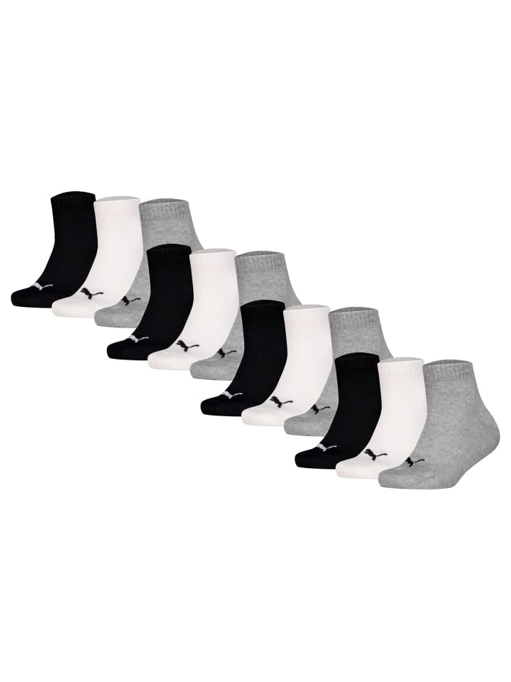 Socken 12er Pack in Schwarz/Weiß/Grau