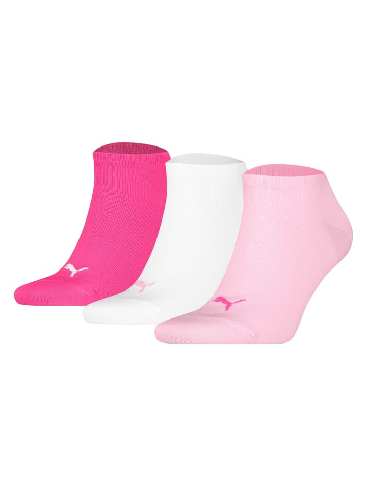 Socken 3er Pack in Pink/Weiß/Rosa
