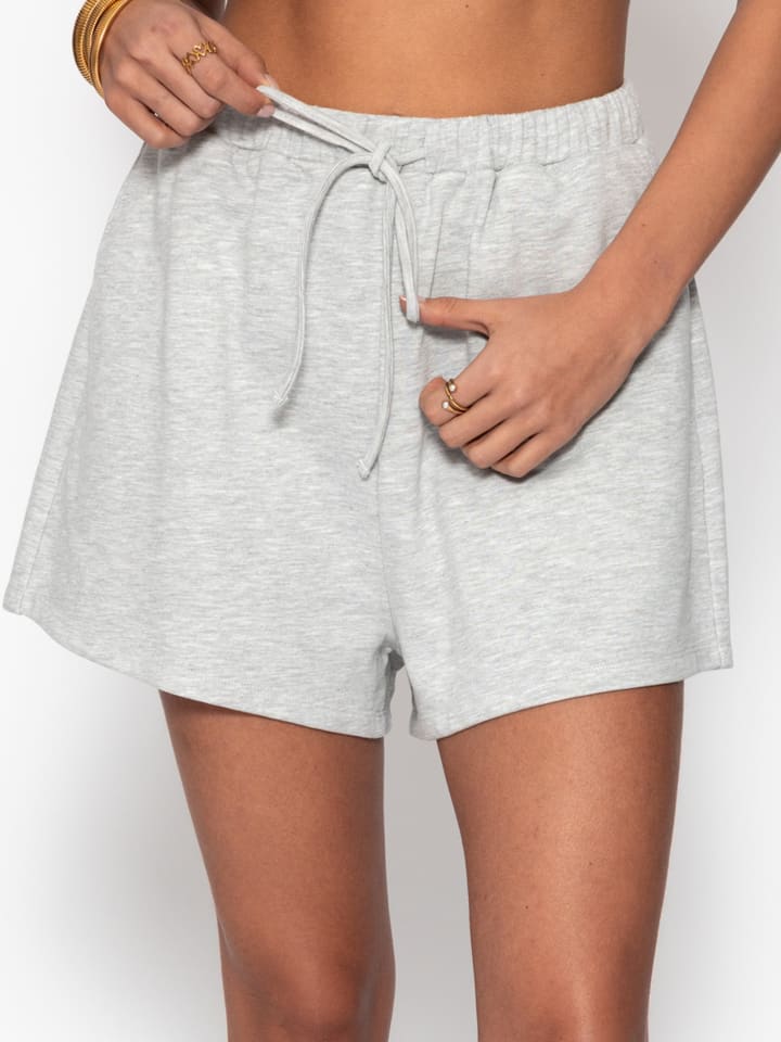 Lässige Sweatshorts in Grau