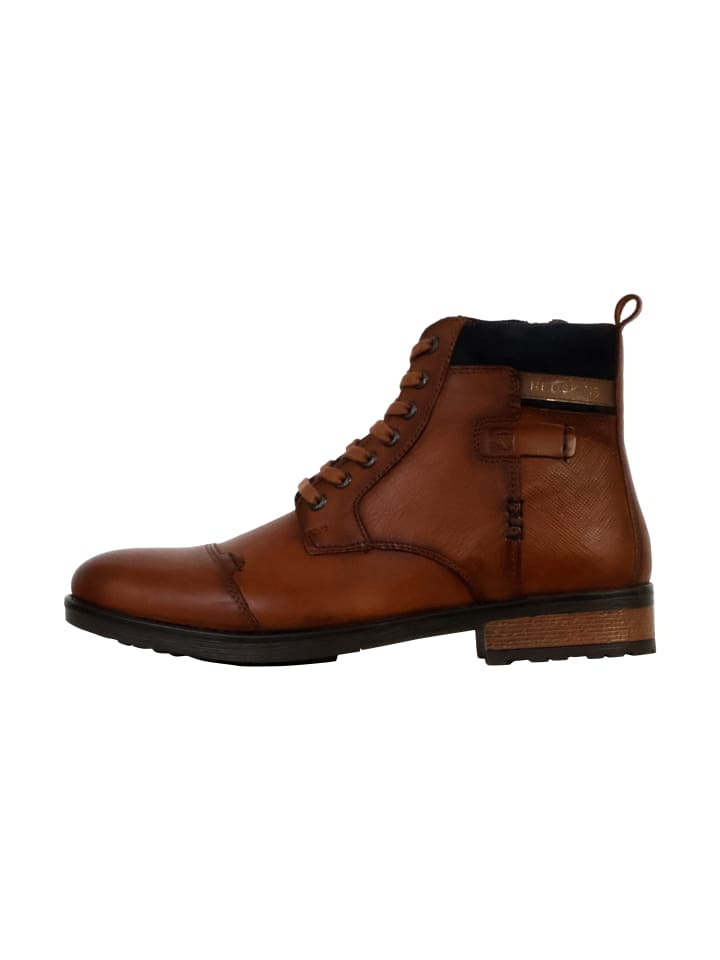 Spicy-Lederstiefeletten Braun