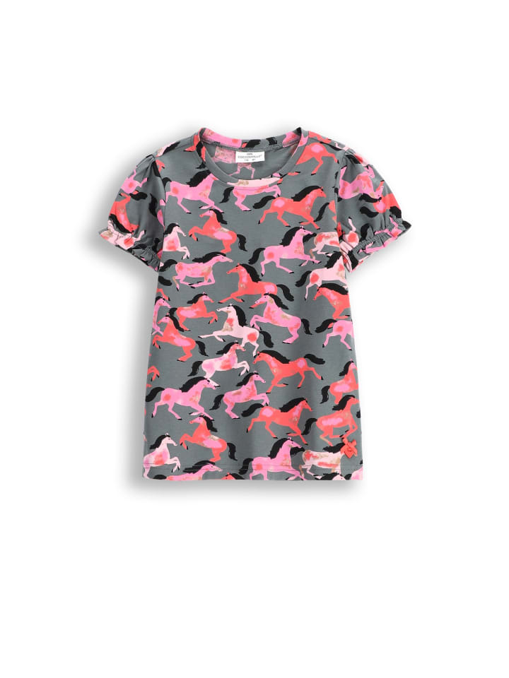 T-Shirt mit kurzen Ärmeln in khaki