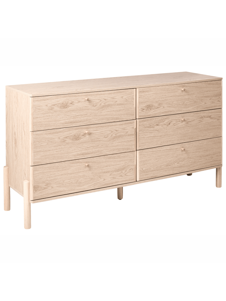 Kommode COLLINS in Braun - (W) 156 x (H) 86 x (L) 46 cm