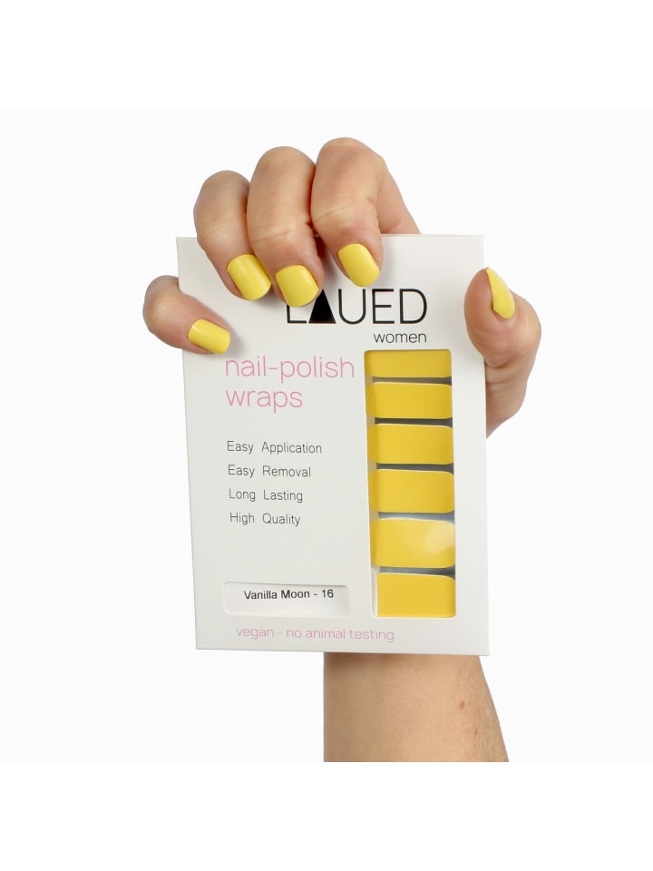 LAUED vegane Nagelfolien solid statement in Vanilla Moon
