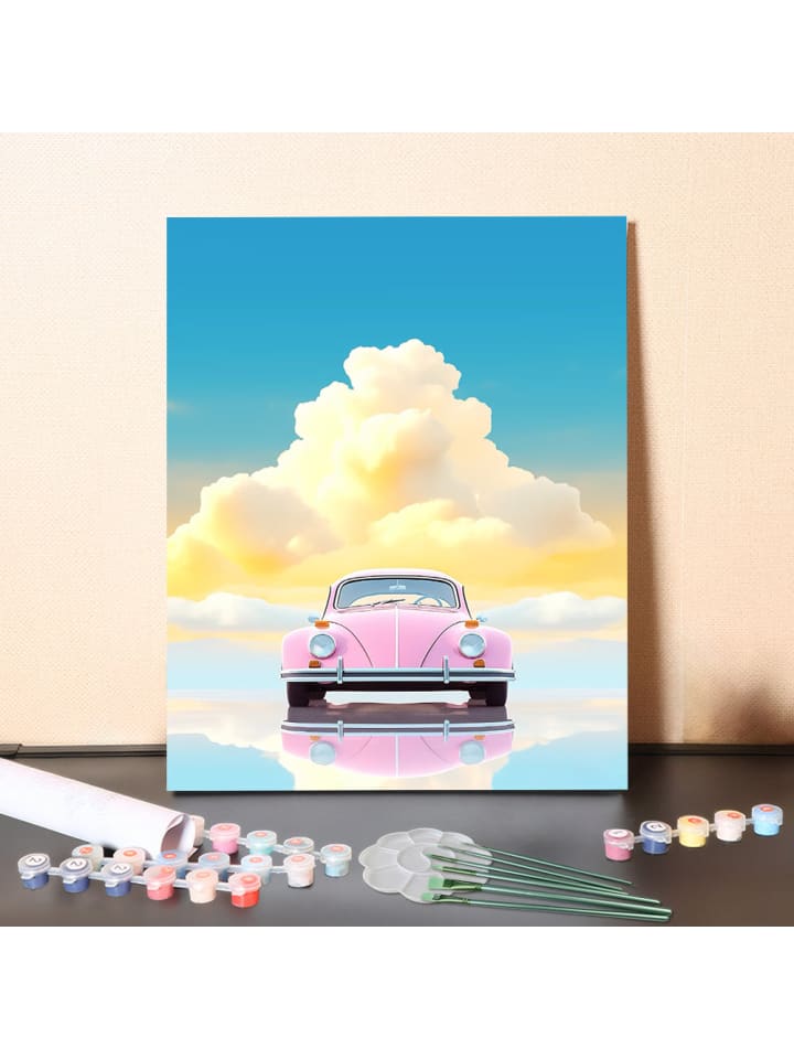 DIY Malen nach Zahlen Set-"Himmelspiegel"