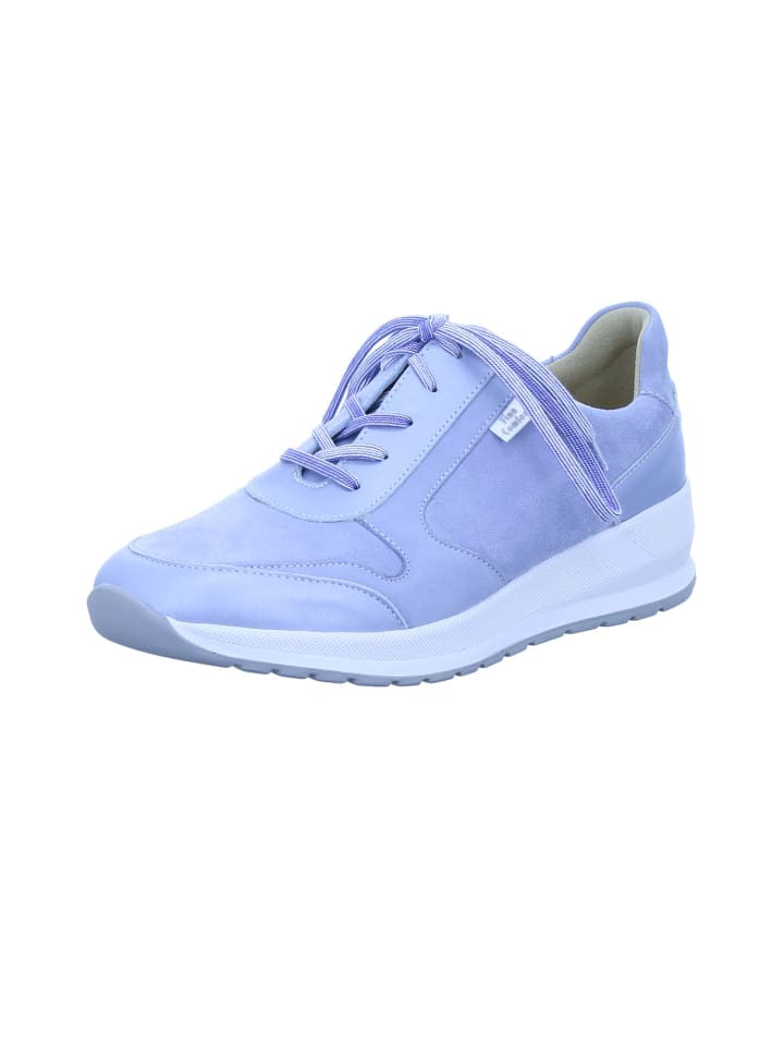 Komfort Schnürschuh in blau