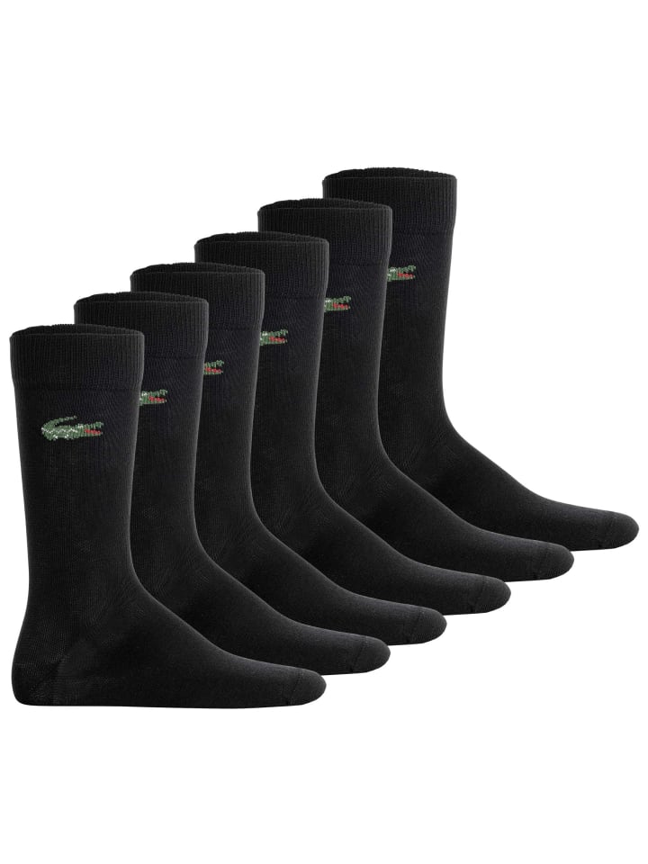 Socken 6er Pack in Schwarz