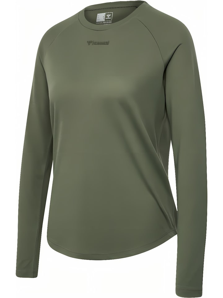 Sportshirt "Hmlmt Vanja T-Shirt L/S" in Grün