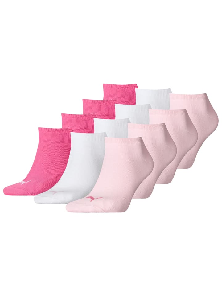 Socken PUMA UNISEX SNEAKER PLAIN 12P in 422 - pink lady