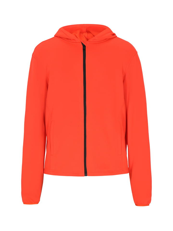 Herren Jacke in Orange Schwarz