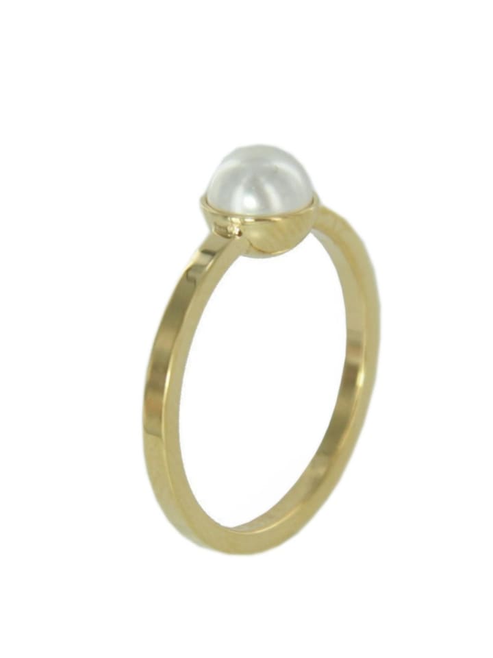 Perlen-Ring in Gold