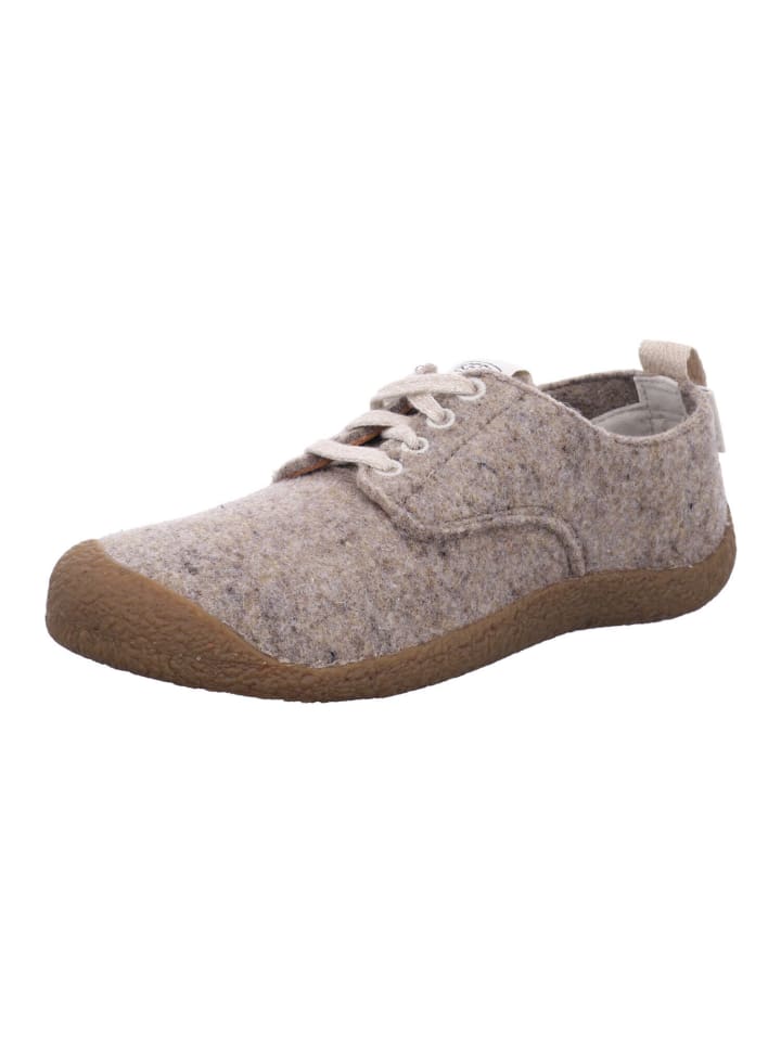 Halbschuhe Mosey Derby in Taupe Felt/Birch
